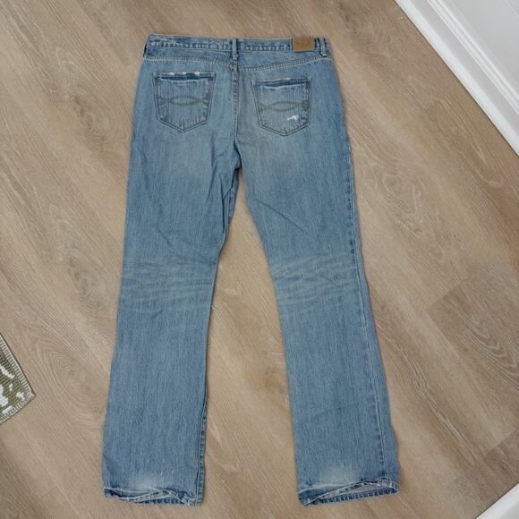 Women’s Abercrombie & Fitch Emma Bootcut Jeans Light Wash Size 12R - Picture 5 of 7